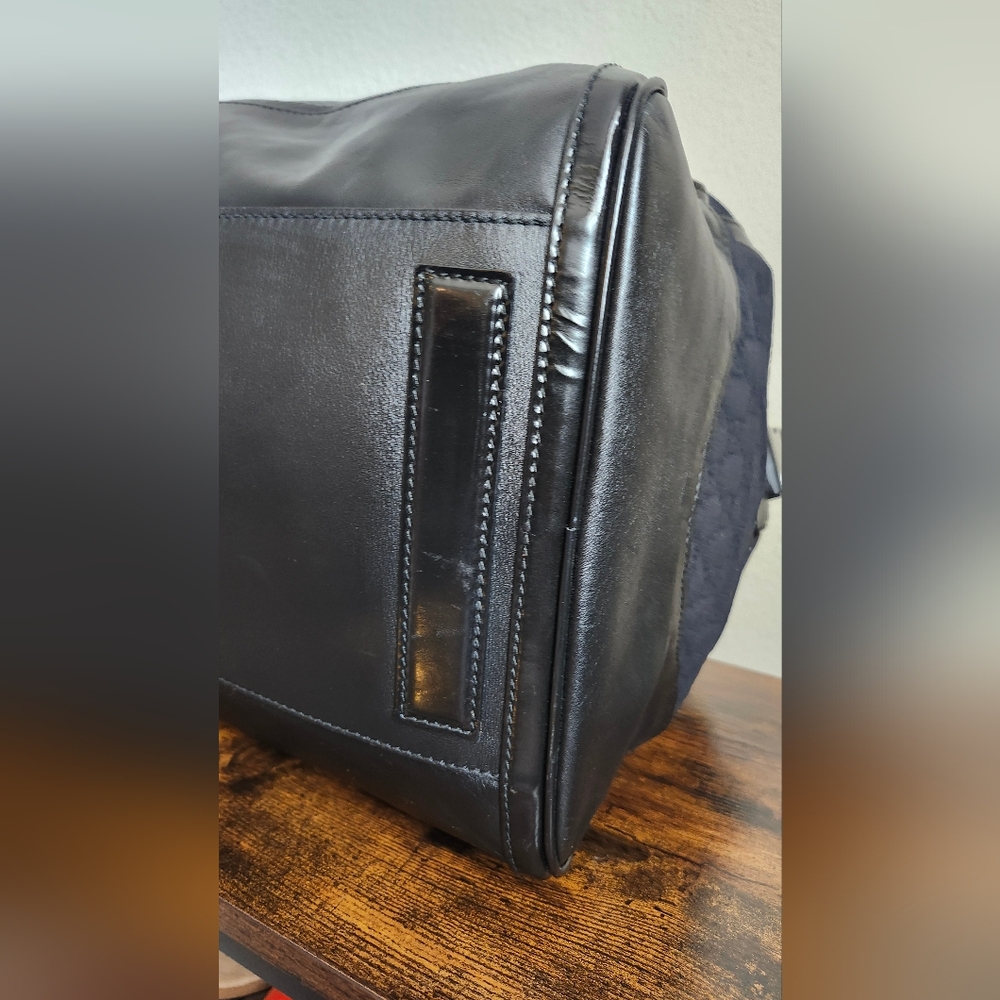 Gucci Guccissima Black Neoprene/Leather Duffle Bag - Picture 11 of 15